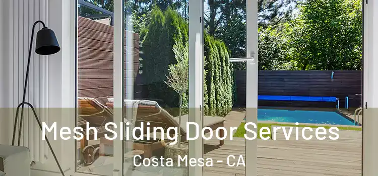 Mesh Sliding Door Services Costa Mesa - CA