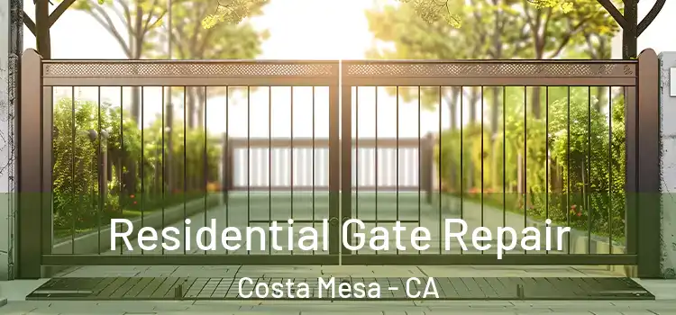 Residential Gate Repair Costa Mesa - CA